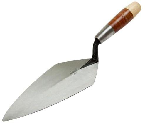 Kraft Tool RO316-10 10 Narrow London Brick Trowel w/Leather Handle