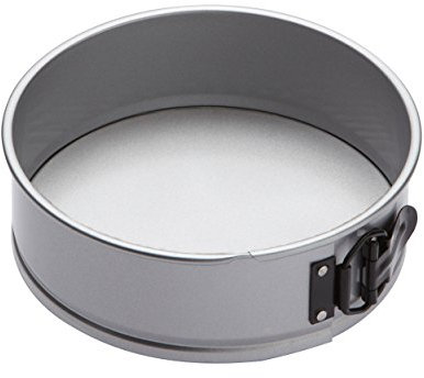 KitchenCraft Non-Stick Round Springform Cake Tin with Loose Base, 2.5 cm (8), Silver