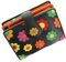 VISCONTI Daisy Collection Sunshine Ladies Leather Purse with Tab Closure RFID Blocking DS80 Black
