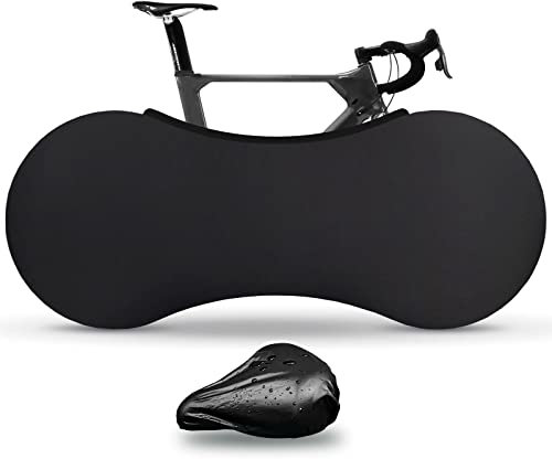 Housse de protection pour vélo, housse d'équipement de protection, extensible, sac de rangement étanche à la poussière pour vélos, VTT, lavable, facile à transporter des vélos en plein air