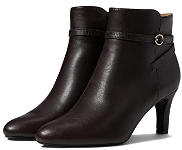 LifeStride Women's Guild Ankle Boot, Dark Chocolate, 6.5 UK