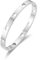 Philip Jones Stainless Steel Heart Bangle (7 Inch)
