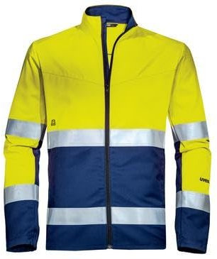 uvex SuXXeed Construction 8826608 - Giacca in vita, colore: giallo avvertimento/blu scuro XS