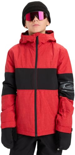 Quiksilver Snow Jacket High in The Hood Jacke Jungen Rot 6-7Y