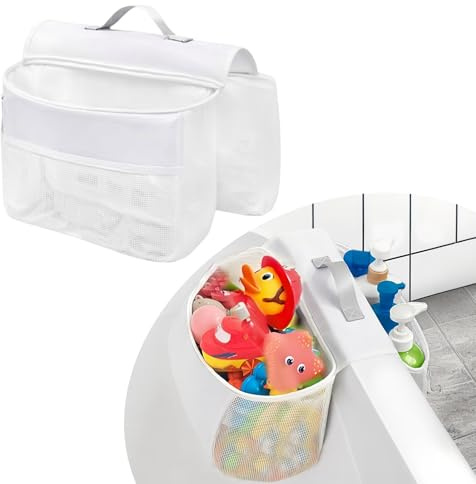 Portaoggetti per Giocattoli da Bagno, Organizer per Giocattoli da Bagno, Borsa Portaoggetti per Giocattoli da Bagno, Sacchi Porta Giochi Vasca per Riporre e Organizzare Giocattoli