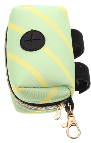 TOGEVAL Porta Sacchetti Cane Resistente all Usura con Gancio Appeso Borsa Portatile per Sacchetti Feci e Dolcetti Cani Supporto Pratico per Guinzaglio Zaino e Borsa da Passeggio Materiale