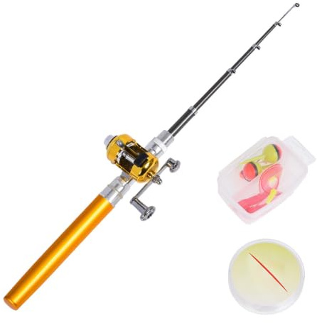 Pocket Pen fiskespö,Pen fiskespö Small Pocket Rod | Pocket fiskespö för , födelsedagar, helgdagar, andra speciella tillfällen