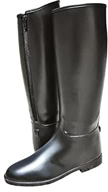 HKM, Reitstiefel -Damen- lang & weit mit Reißverschluß, Stivali da equitazione, Donna, Nero, 41 EU