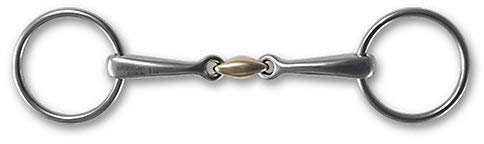 Stübben Gebiss 2220 Wassertrense/Unterlegtrense doppelt gebrochen - 15,0 cm - 14 mm - Sweet Copper Mittelstück