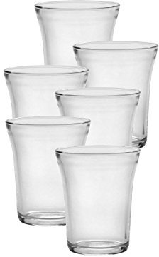 Duralex 22 cl Universal Tumbler, Pack of 6 1047AB06/6 Clear Glass