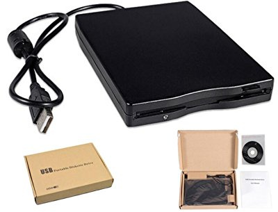 HaoYiShang - Lettore portatile USB 2.0 per floppy disk da 3,5, 1.44 MB