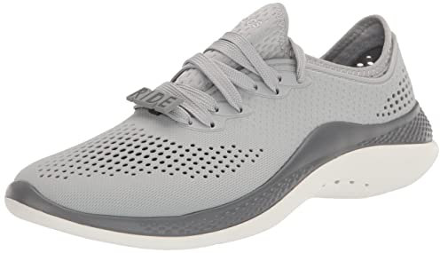 Crocs Women's Literide 360 Pacer Sneakers, Light Grey/Slate Grey, 6 UK