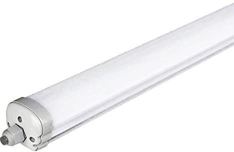 ZONE LED SET - LED Feuchtraumleuchte, 120cm, 36W, 4320 Lumen, Neutralweiß 4000K, IP65, LED Röhrenlampe, Kellerleuchte, Nassraumleuchte, Feuchtraum Deckenleuchte, (1-er Pack)