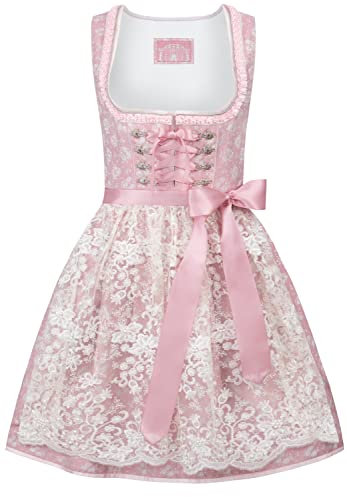 Stockerpoint Damen Dirndl Cindy Kleid für besondere Anlässe, rosa, 36