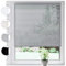 SONELLO Aluminium Jalousie 75cm x 220cm Silber Alu Jalousie Klemmfix ohne Bohren Sichtschutz Blendschutz Lichtschutz Sonnenschutz für Fenster und Türen