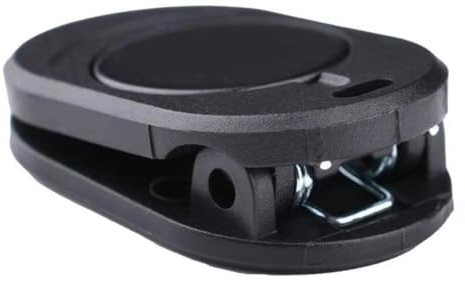 Masslla Clip de cable de transmisión en con parte trasera magnética para micrófono inalámbrico, soporte magnético de cuello, accesorios de montaje de micrófono