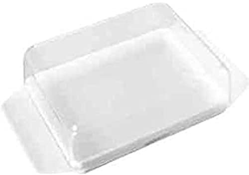 Fackelmann Plat à Beurre, 2 Pièces, Plastique