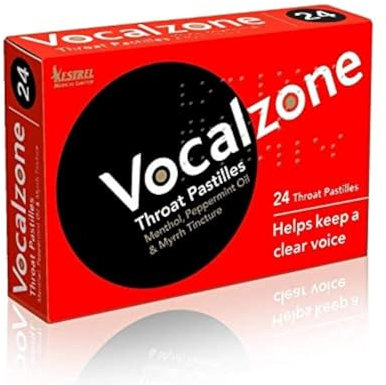 Vocalzone - Lot de 24 pastilles pour la gorge pour chant