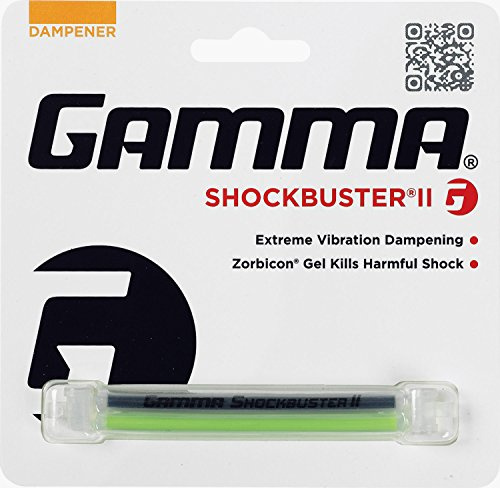 GAMMA Shockbuster II Vibration Dampener, Tennis Racquet Shock Absorber, Advanced Zorbicon Gel for Maximum Vibration Reduction