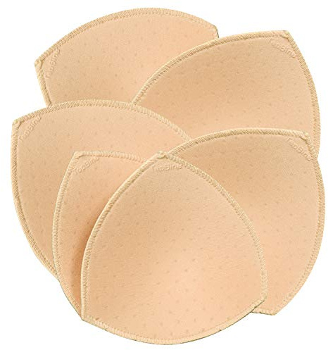 TopBine Bra Pads Inserts Triangle Sports Replacement Cups - Push-Up for Dress, Swimsuit (3 Colors)