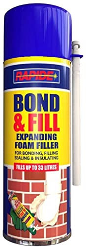 Yorkshire Homeware Expanding Foam Filler Fill & Fix Quick Spray PU Expansion Insulation BONDING Filling Sealing 500ml (1)