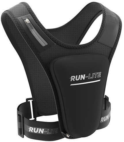 Brassard de Course avec Support pour Téléphone – Pochette Étanche, Réfléchissant, Léger, Ceinture Réglable, Compatible avec Smartphones Jusqu’à 6,8 Pouces, Unisexe