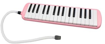 Toyvian Instrumentenkoffer mit 32 Tasten Klaviertasten Tasteninstrument mit 32 Tasten Keine Batterie Erforderlich für Anfänger und Musikliebhaber