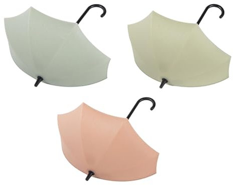Soporte adhesivo para llaves, 3 ganchos de ducha para paraguas, ganchos de ducha resistentes, gancho decorativo para sombrero, toalla, llave, toalla