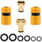 MAGLAUG Universal Kitchen Hose Tap Connector Fitting, Outdoor Tap 1/2 3/4 Outside Tap Hose Connector Mixer Faucet Sink Adapter & Hose Quick Connectors Attachments for Garden Hosepipe Kitchen Sink
