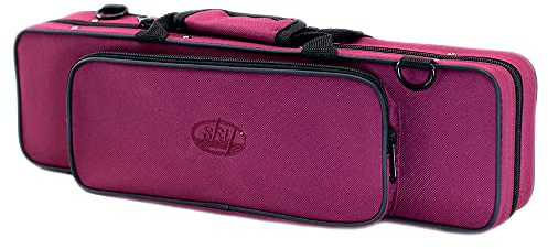 Sky C Flute Lightweight Case with Shoulder Strap (Burgundy)