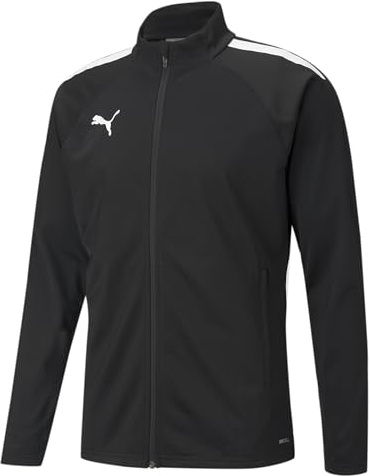 PUMA Herren Teamliga Training Jacket Sweater, Puma Black-puma White, S EU