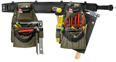 Diamondback Artisan Tool Belt System, Right Handed, Ranger Green, Medium