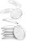 virea 10 x Türstopper 40 x 8 mm Transparent - - Selbstklebende Türpuffer - - Elastische Wandpuffer - - Zum Schutz von Wänden und Möbeln - - Wand-Stopper in dezentem Design - - Türgriff-Puffer