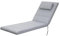 HOBBYGARDEN Outdoor & Indoor Polsterauflage 204x60x7 cm Asche | Sitzkissen für Sonnenliege, Gartenliege, Liegestuhl | Wetterfestes Gartenmöbel Kissen für Stuhl, Liege & Sofa