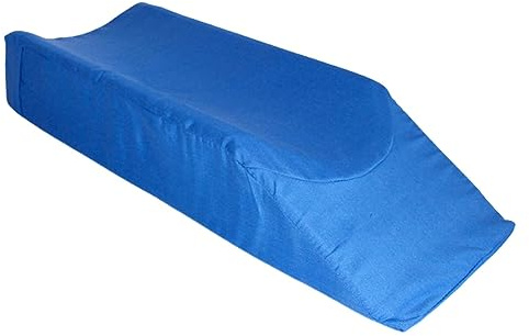 JISADER Cuscino elevabile per le gambe Cuscino elevabile con cuneo per le gambe Schiuma per caviglia e ginocchio con cuneo elevato L' inferiore solleva i, Blu