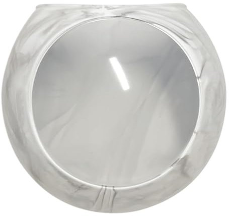 Vaso da fiori, fioriera da parete, serbatoio per pesci da parete, vaso trasparente per terrario, design trasparente, materiale in silicone senza foratura necessaria terrario trasparente supporto per