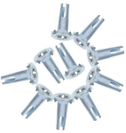 Veemoon 10 Pièces Housse de roulette pour chaise de bureau roulette à tige prise d'insertion de bureau inserts accessoire de remplacement de roulettes douilles à roulettes le fer