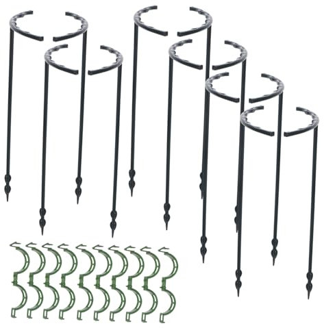 Didiseaon Soutien Plante Demi-Rond Petit Treillis pour Hortensias Tuteurs Fleurs Support Tige Plante Stabilisateur Jardin
