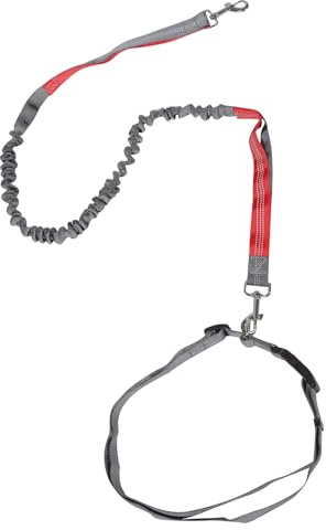 HOODANCOS Laisse Rétractable pour Chien Corde de Traction sans Utilisation des Mains Double Boucle Ajustable Course et Promenade