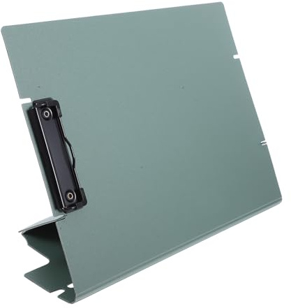 GLEAVI Presse-papiers sur Pied A4 Vert Foncé en Pp Anti-usure, Planche Support D’écriture Rigide pour Documents, Tableau D’écriture Bureau, Rangement de Dossiers et Comité de Rédaction