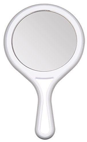 Titania – Espejo de mano con espejo normal y 5 aumentos, 1 unidad de 245 g