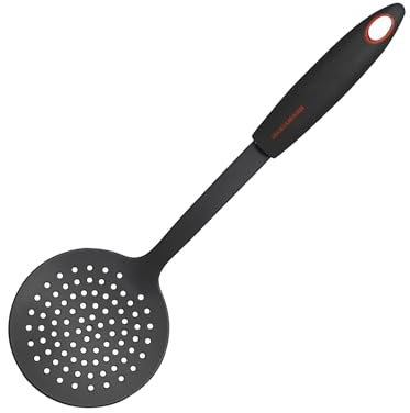 Fackelmann Schiumarola, Nylon, Grigio Antracite e Rosso