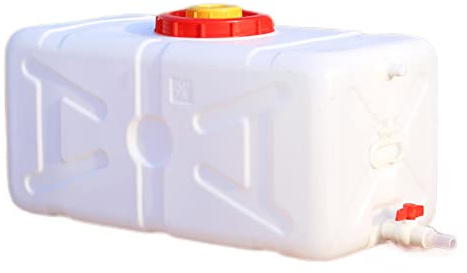 NAKAN Large Water Can, 25L/30L/47L/75L/110L/150L/200L Water Tank, Plastic Barrel, Food Grade, Rectangular Thick Water Container, Used for Family Water Storage(Color:200L)