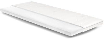 Meisterschlaf Surmatelas en mousse à froid 100 x 180 cm (l x L) – Tencel 3D – Moyen – Hauteur 7 cm – Certifié Öko-Tex – RG 45 kg/m³ – Fabriqué en Allemagne
