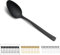 Teelöffel 12 Stück, Hunnycook Schwarz Kleine Löffel Kaffeelöffel Edelstahl, 5.4 ''(13,8 cm) Teelöffel/Espressolöffel/Dessertlöffel für Zuhause/Party/Restaurant, Spülmaschinenfest