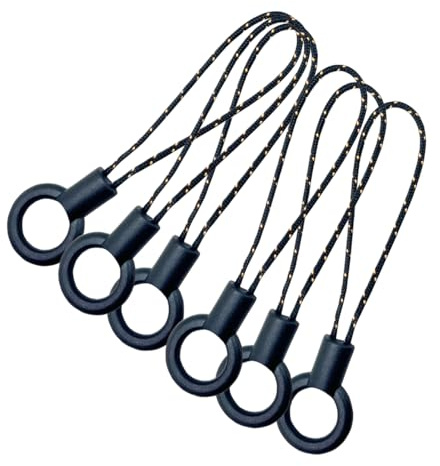2,5 tum hand handled telefon snodd nylon anslutning linje adapter hänge för flashenheter, nycklar, nyckelring, ID-märken, märkeshållare, 100 st