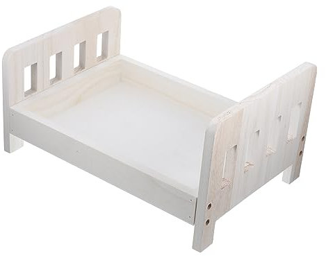 KONTONTY Holzbett Fotografie Requisite Für Neugeborene Dekorativer Fotorequisiten Langlebig Und Sicher Für Kreative Fotoshootings