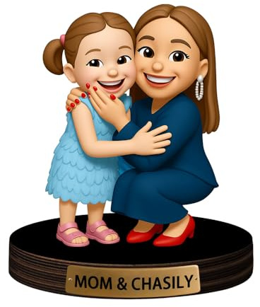 Foto Personalizada Dibujos Animados Escritorio decoración Marco fotográfico Signo Placa, Personalzied Dibujos Animados Retrato Marco para Boda Regalos de cumpleaños de Aniversario de la Familia