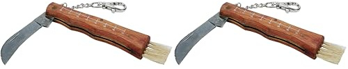 C.A.O. - Couteau Champignons en INOX - Longueur 21 cm (Ouvert) 13,5 (fermé) 7 cm (Lame)