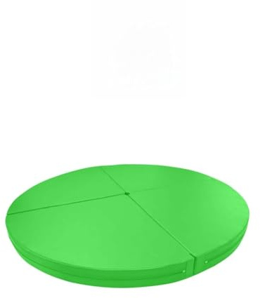 Tjock poledance-matta, poledansskyddsmatta, multifunktionell danskudde, hållbar gymmatta (grön, 200 cm x 3 cm/78,7 tum x 1,2 tum)